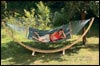 Palm Beach Hammock With Spreader Bar-Green-Grey